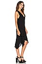 view 2 of 3 Asymmetrical Tank Dress in Black
