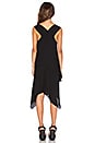 view 3 of 3 Asymmetrical Tank Dress in Black
