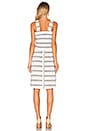view 3 of 3 Tie Front Stripe Dress in Sky