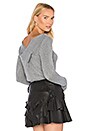 view 1 of 5 Twist Back Sweater in Grey