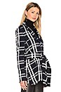 view 3 of 5 CHAQUETA ENVOLVENTE ATADA CON CINTO in Midnight Multi