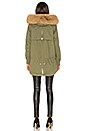 view 4 of 5 Fur Lined Parka in Green