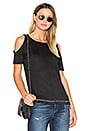 view 1 of 5 T-SHIRT ÉPAULES DÉNUDÉES in Black
