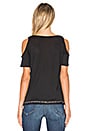 view 3 of 5 T-SHIRT ÉPAULES DÉNUDÉES in Black