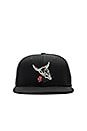 view 1 of 3 Skeleton Snapback in Black