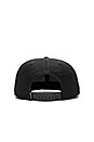 view 3 of 3 Skeleton Snapback in Black
