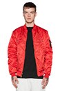 view 2 of 5 X-2 Aviator Jacket in Red