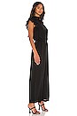 view 2 of 3 Flutter Neck Sleeve Jumpsuit in Rich Black