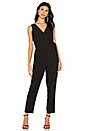 view 1 of 3 Wrap Front Jumpsuit in Rich Black