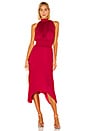 view 1 of 3 VESTIDO MIDI HALTER in Retro Pink