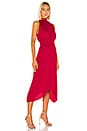view 2 of 3 VESTIDO MIDI HALTER in Retro Pink