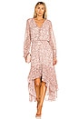 view 1 of 3 High Low Dress in Silky Snake