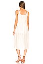 view 3 of 3 Swiss Dot Midi Dress in Toasted Ivory