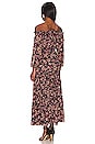 view 3 of 3 Smocked Waist Halter Maxi Dress in Woodblock Floral