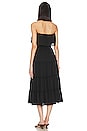 view 3 of 3 Strapless Ruffle Tiered Dress in Rich Black