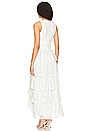 view 3 of 3 Cascading Ruffle Maxi Dress in New Ivory