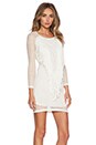 view 2 of 4 Mesh Overlay Dress in Cloud