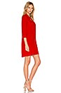 view 2 of 4 Lace Up Pocket Dress in Poppy Red