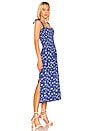 view 2 of 3 Tie Shoulder Smocked Maxi Dress in Yacht Blue