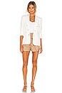 view 4 of 4 Cuffed Hem Tie Waist Soft Twill Short in Classic Camel