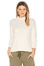 view 1 of 4 Honeycomb Turtleneck Sweater in Chalk