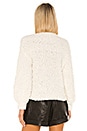 view 3 of 5 Poodle Texture Sweater in Antique White
