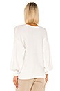 view 3 of 4 Bubble Sleeve Pullover in Antique White