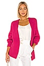 view 2 of 5 Belted Jersey Stitch Cardigan in Rapture Pink