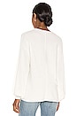 view 3 of 4 Balloon Sleeve Sweater in Antique White