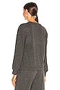 view 3 of 4 Brushed Cozy Sweater in Medium Heather Grey