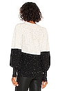 view 3 of 4 Colorblock Sweater in Antique White