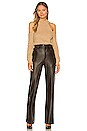 view 4 of 4 Cold Shoulder Sweater in Latte Heather