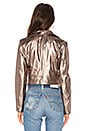 view 3 of 4 Cropped Jacket in Metallic