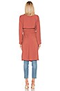 view 4 of 4 Tie Waist Trench Coat in Terra Earth