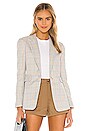 view 1 of 5 Woodland Plaid Blazer in Light Heather Grey