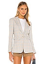 view 2 of 5 Woodland Plaid Blazer in Light Heather Grey