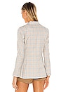 view 4 of 5 Woodland Plaid Blazer in Light Heather Grey