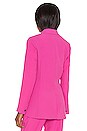 view 3 of 4 Satin Crepe Blazer in Bright Mulberry