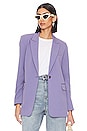 view 1 of 5 Single Button Relaxed Blazer in Twilight Purple