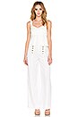 view 4 of 4 Button Front Sailor Pant in Cloud