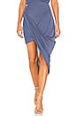 view 1 of 4 Asymmetrical Wrap Skirt in Moonshade