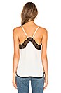 view 3 of 4 Racerback Cami Top in Soft Ecru