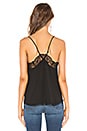 view 3 of 4 Racerback Cami Top in Rich Black