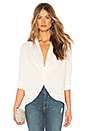 view 1 of 4 Twist Front Top in Soft Ecru