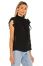 view 2 of 4 Flutter Sleeve Top in Rich Black