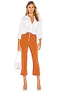 view 4 of 4 Patch Pocket Roll Tab Double Gauze Top in Ultra White