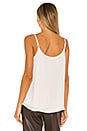 view 3 of 5 Tonal Leopard Chiffon Inset Cami Top in Soft Ecru