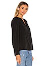 view 2 of 5 Button Detail Blouse in Rich Black