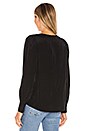 view 3 of 5 Button Detail Blouse in Rich Black