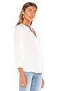 view 2 of 4 Shadow Stripe Button Down in Soft Ecru